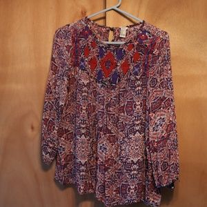Patterned Shirt Forever 21 Size L
